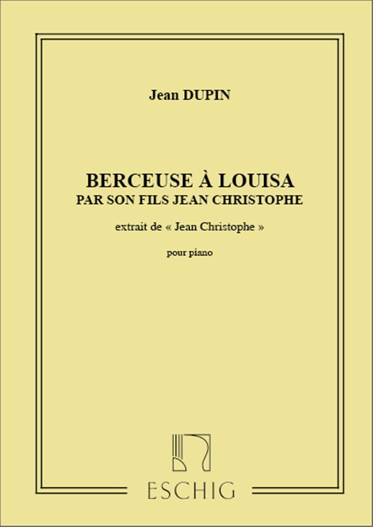 N 3 Berceuse Piano